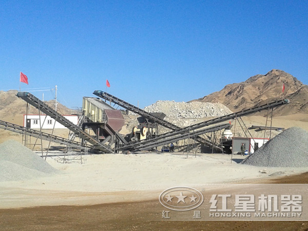 石料生產(chǎn)線現(xiàn)場圖