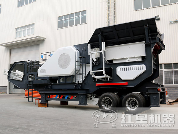 移動(dòng)顎式破碎站