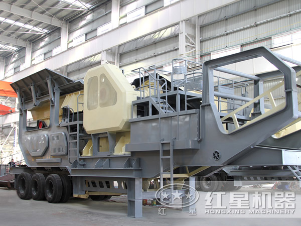河南安山巖移動破碎站