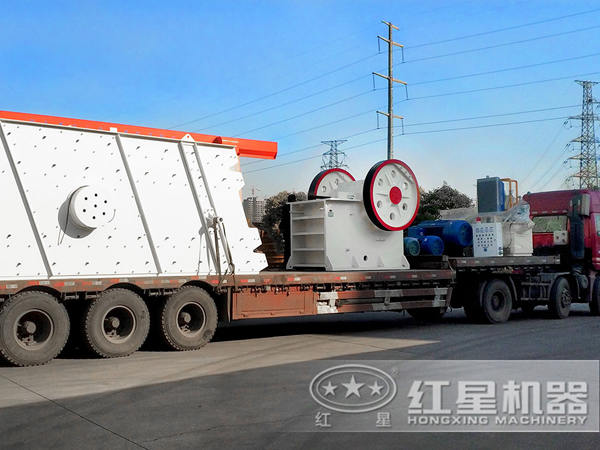 石膏破碎設備發貨圖