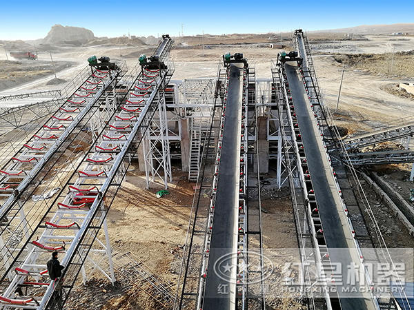 皮帶輸送機(jī)新現(xiàn)場(chǎng)圖