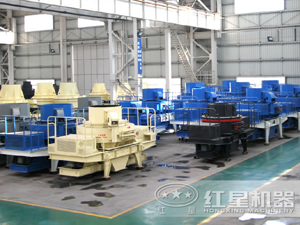 石英石制砂機廠區圖